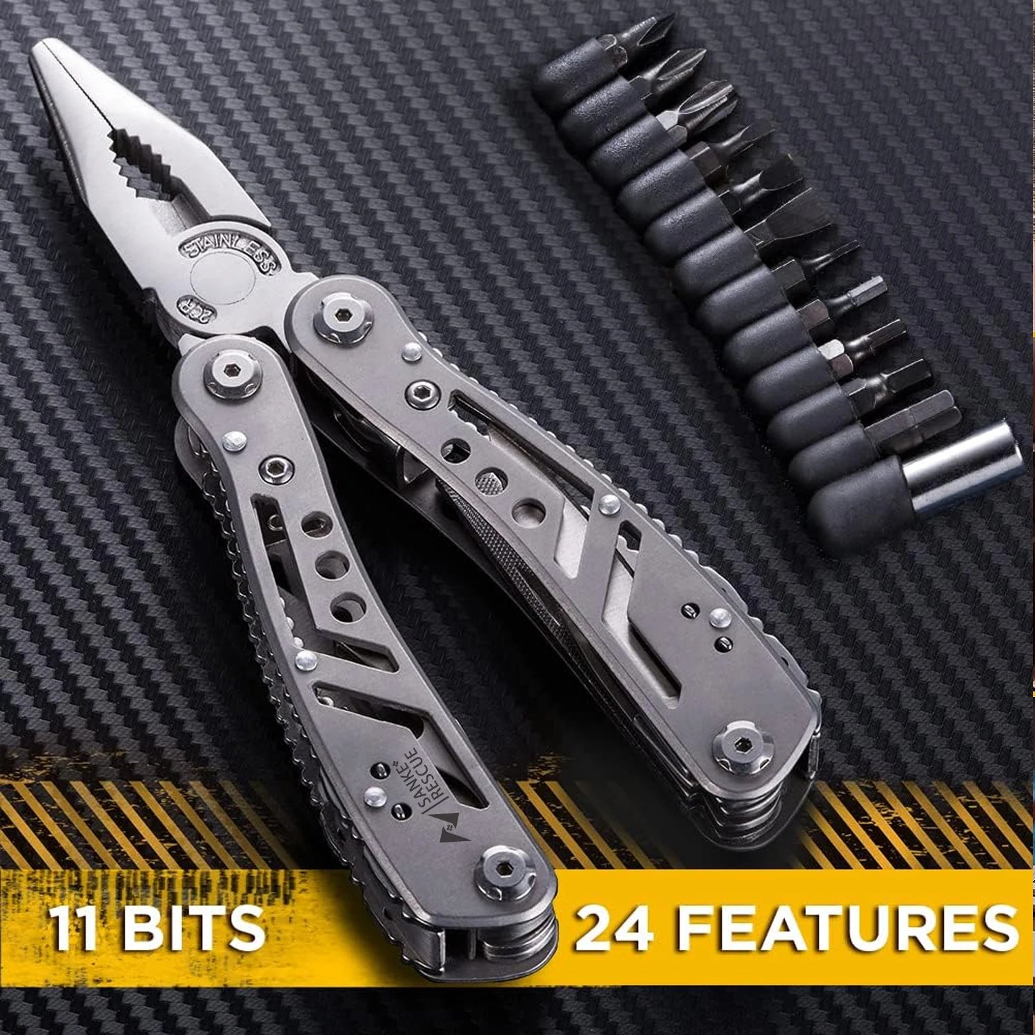 24-in-1 Multi-Tool Folding Pliers