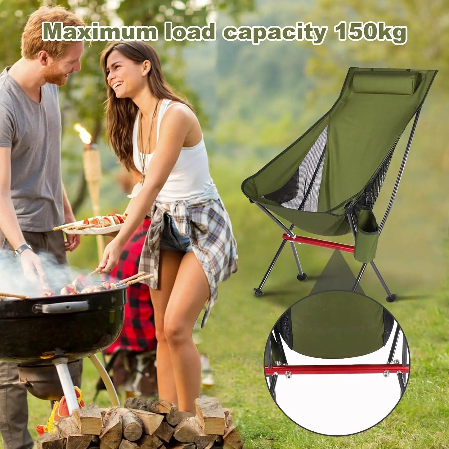 Ultralight Folding Travel Chair