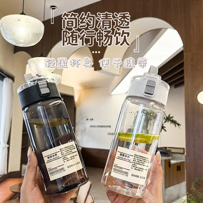 Portable Transparent Water Bottle