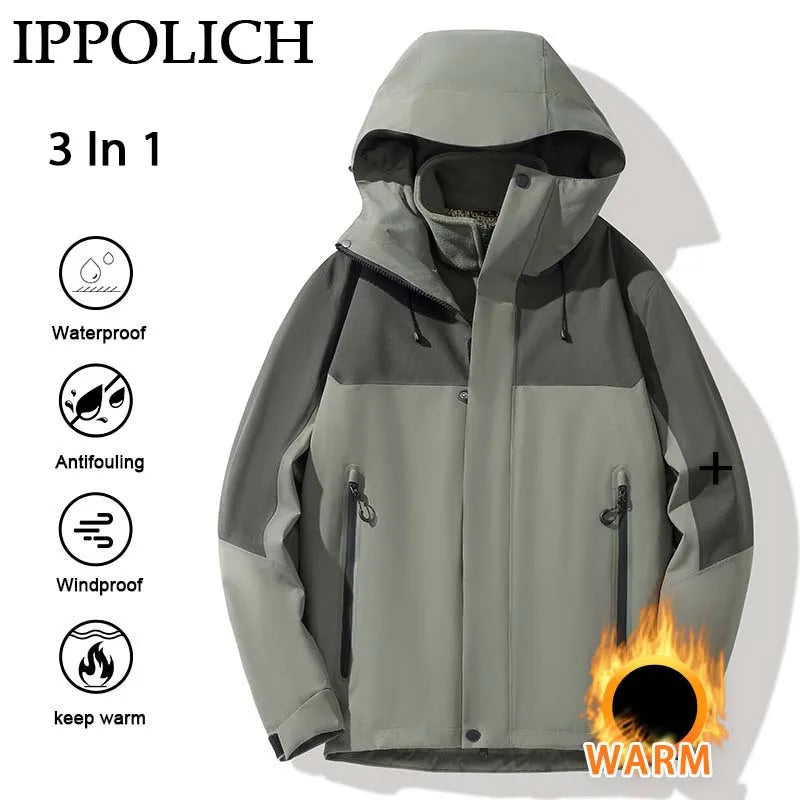 Waterproof Windproof Coats Hiking Men Jacket