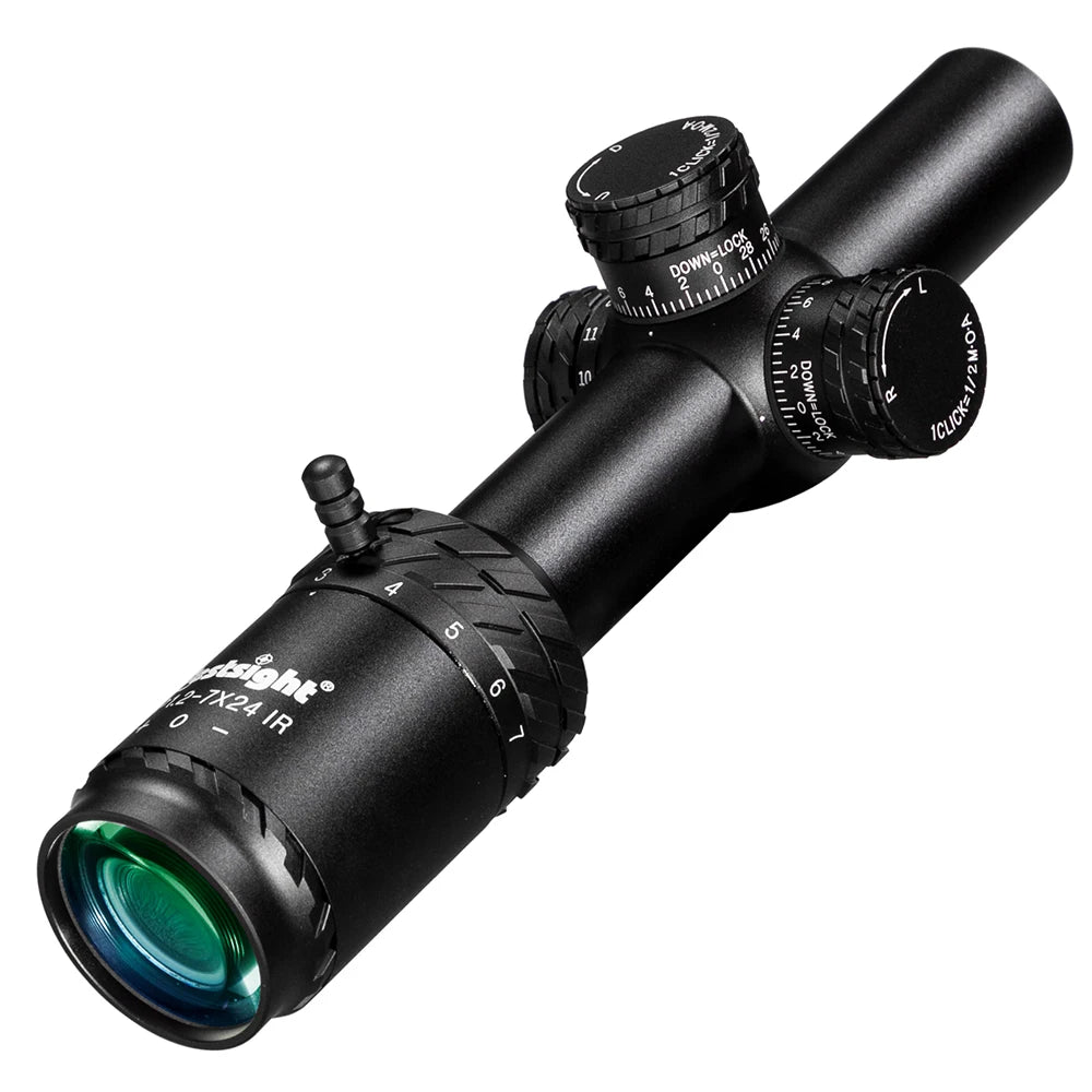 Adjustable 1.2-7x24 Red Dot Scope