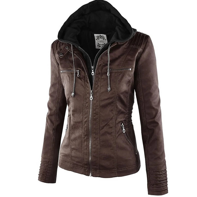 Winter Faux Leather Jacket