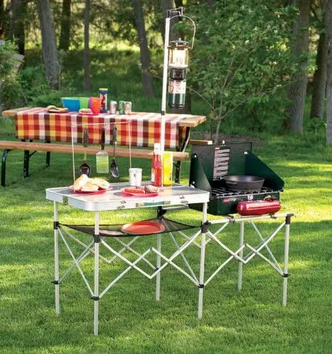 Pack-Away Portable Camp Kitchen Table