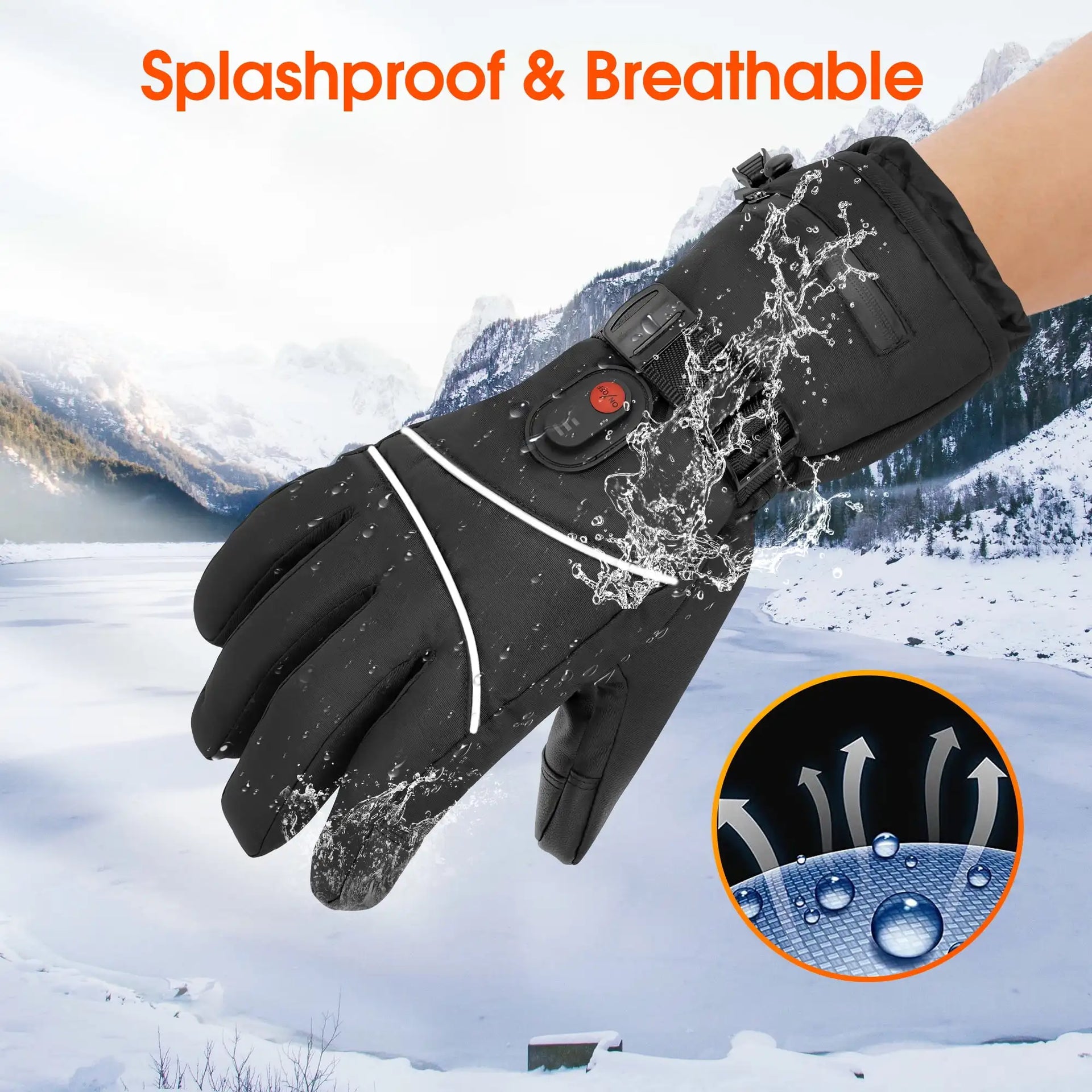 Rechargeable Hand Warmer Glove Liners