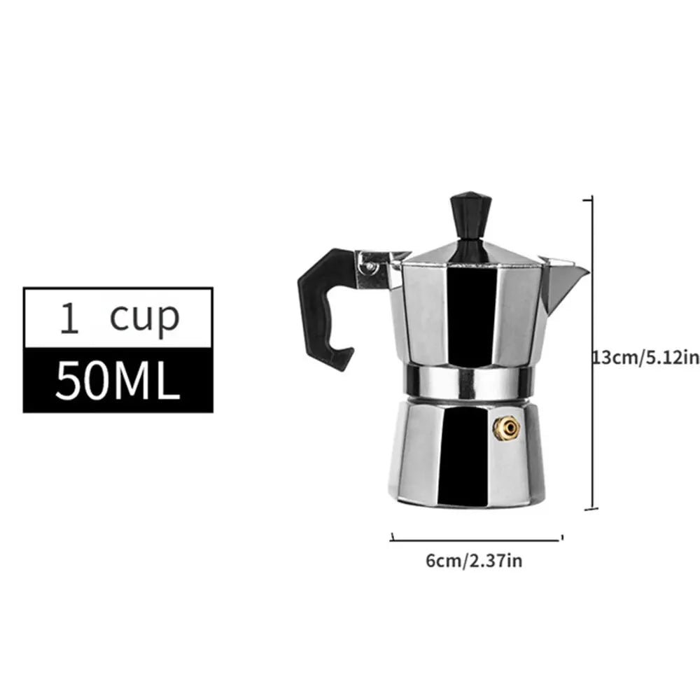 Aluminum Octagonal Moka Coffee Kettle