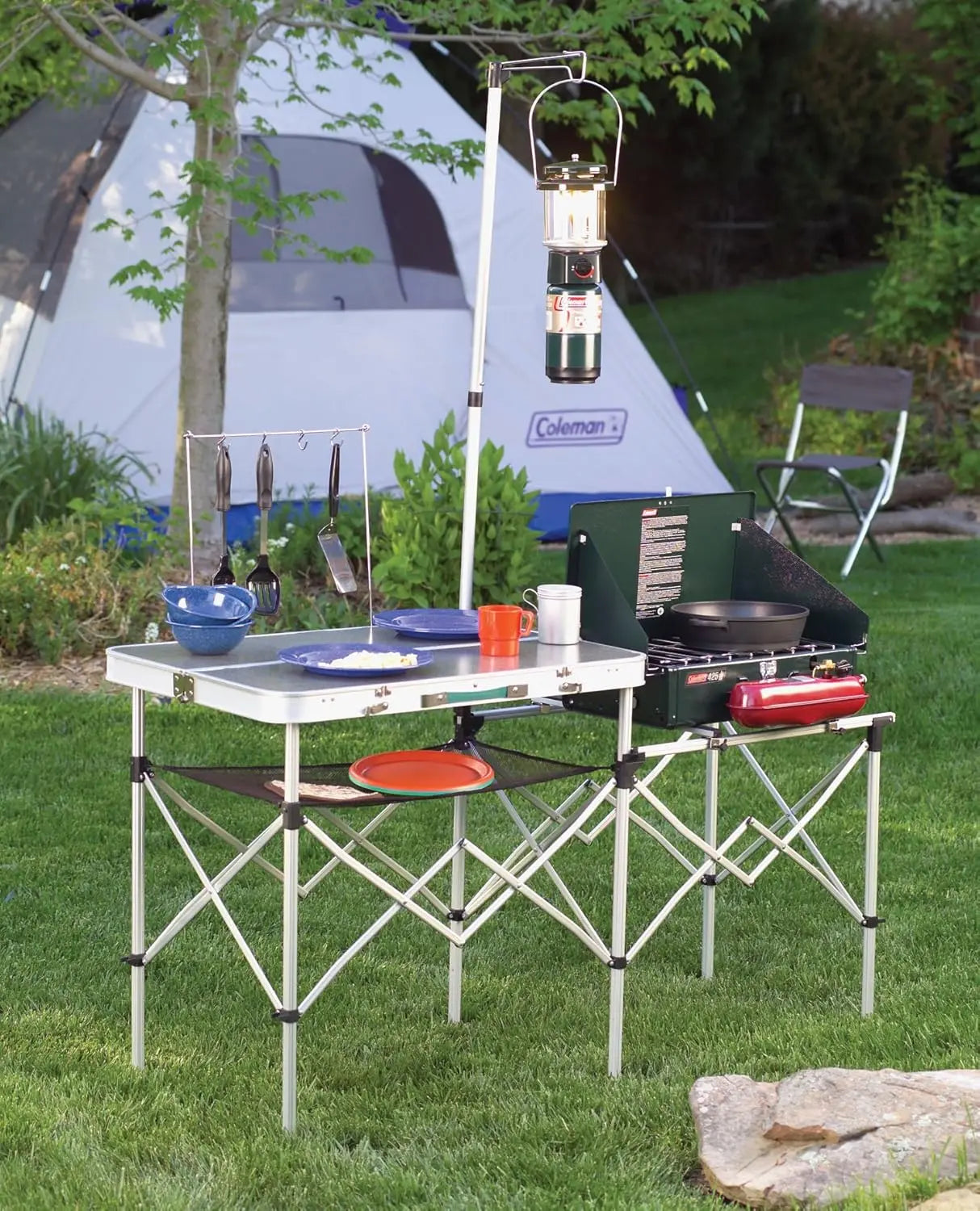 Pack-Away Portable Camp Kitchen Table