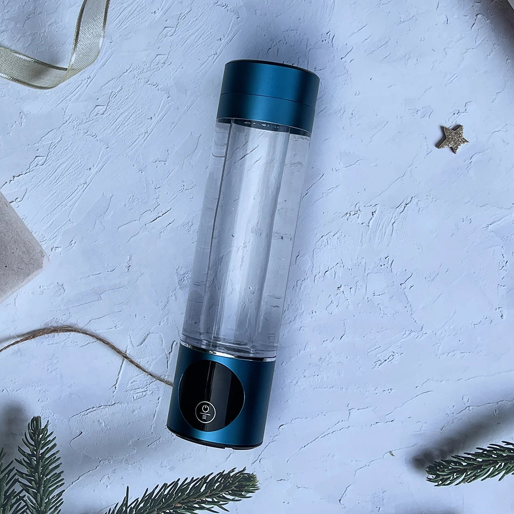 Nano Hydrogen Water Generator Bottle with H2 Inhaler