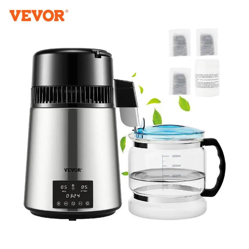 VEVOR Water Distiller 4L Purifier Filter Dispenser