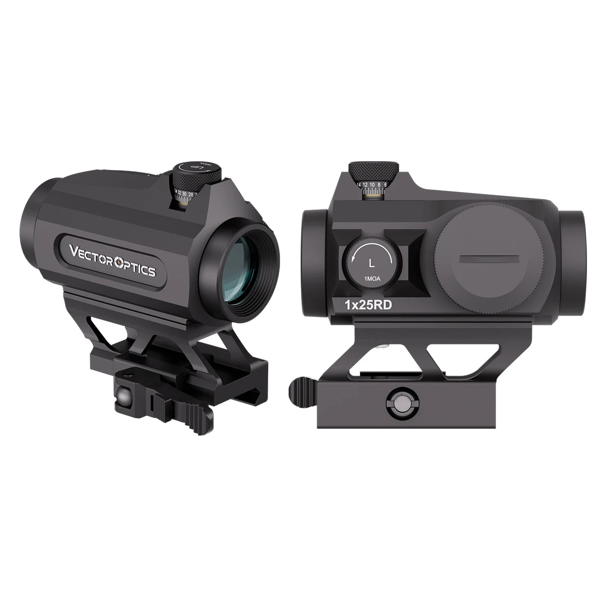 Vector Optics Maverick-II 1x25 GenII Red Dot Sight With Motion Sensor