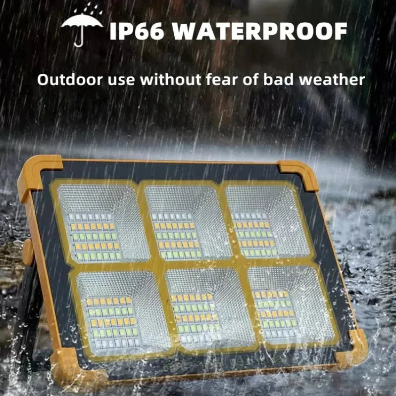 Rechargeable 200/500W Emergency LED Solar Floodlight