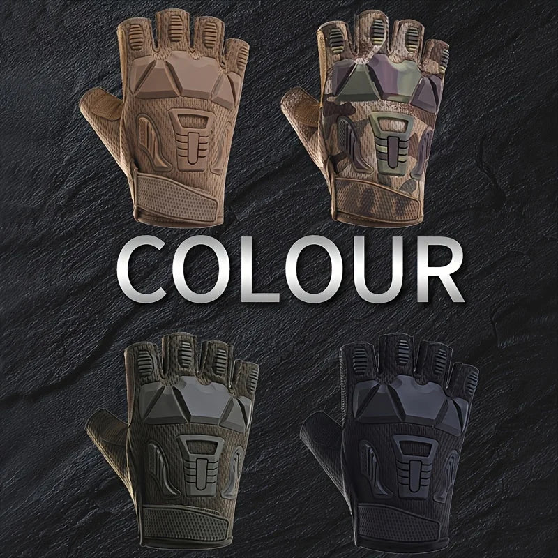 Half Finger Breathable Hunting Tactical Gloves