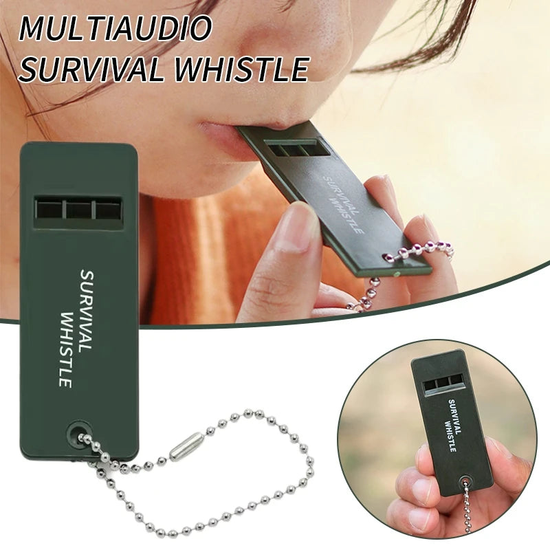 Outdoor Survival Whistle Keychain