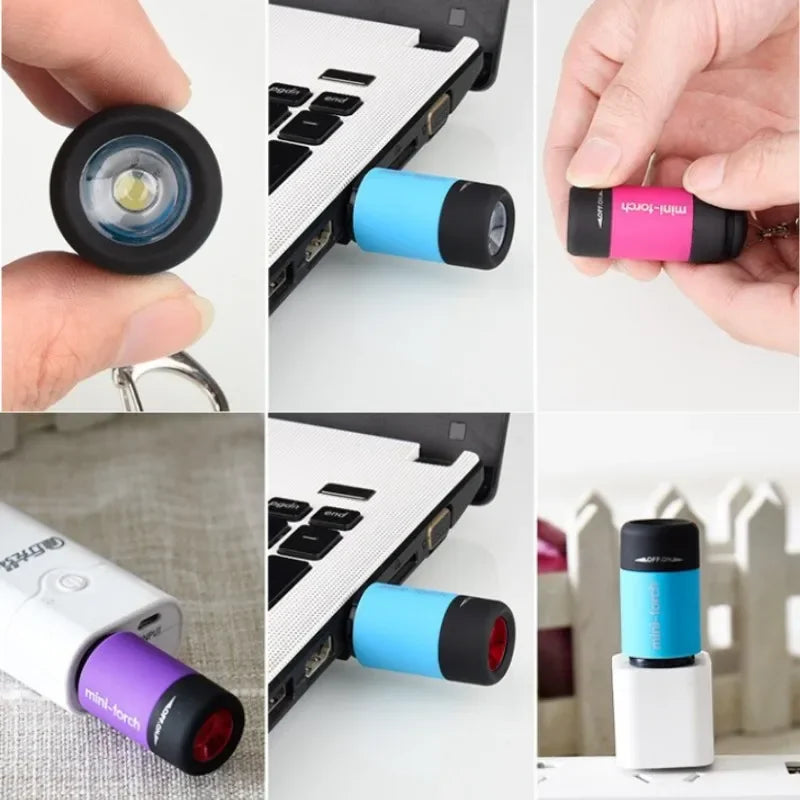 Keychain LED Micro Pocket Flashlight