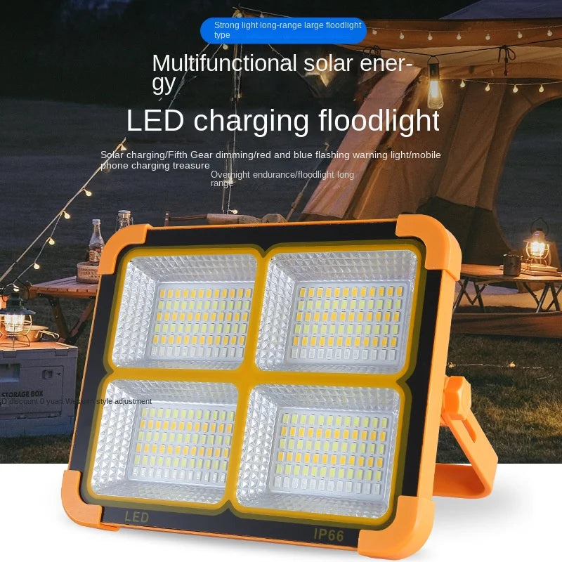 Rechargeable 200/500W Emergency LED Solar Floodlight