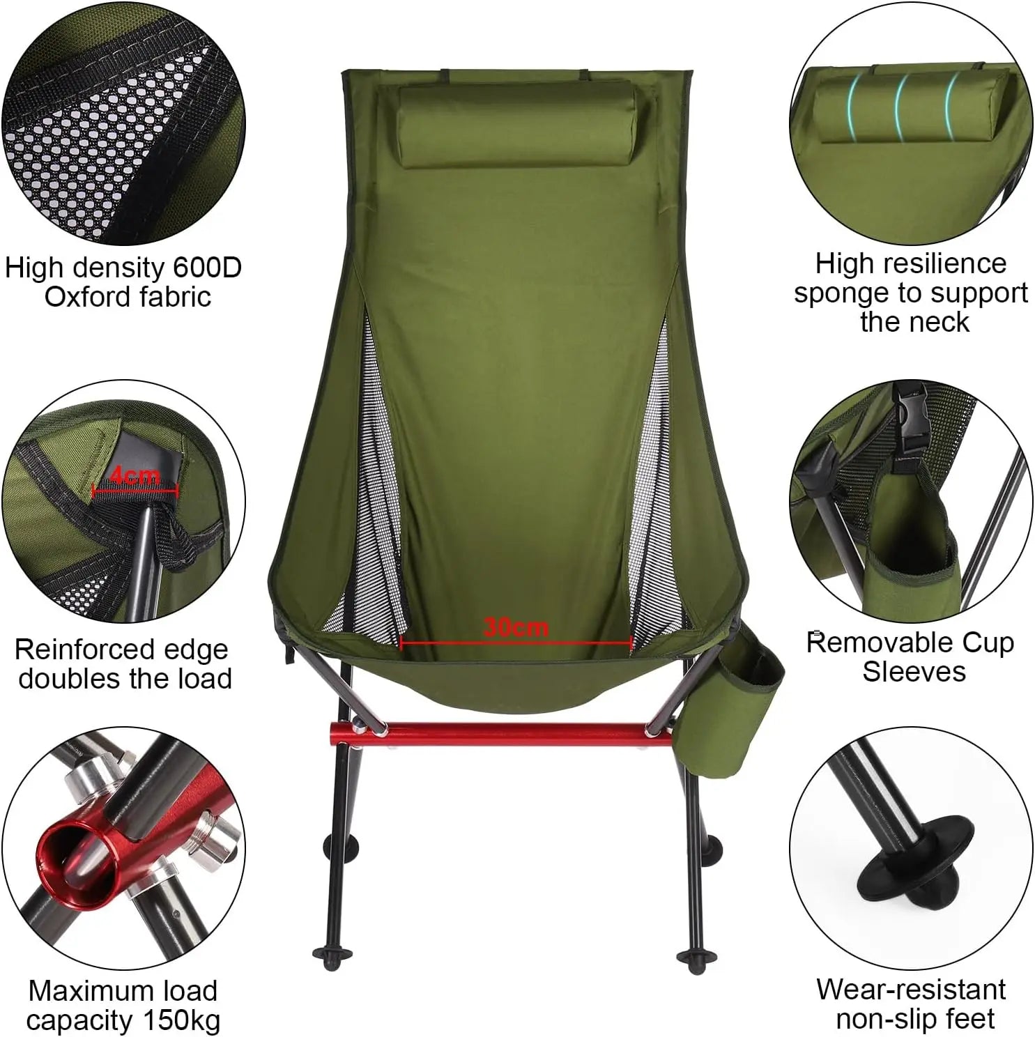 Ultralight Folding Travel Chair