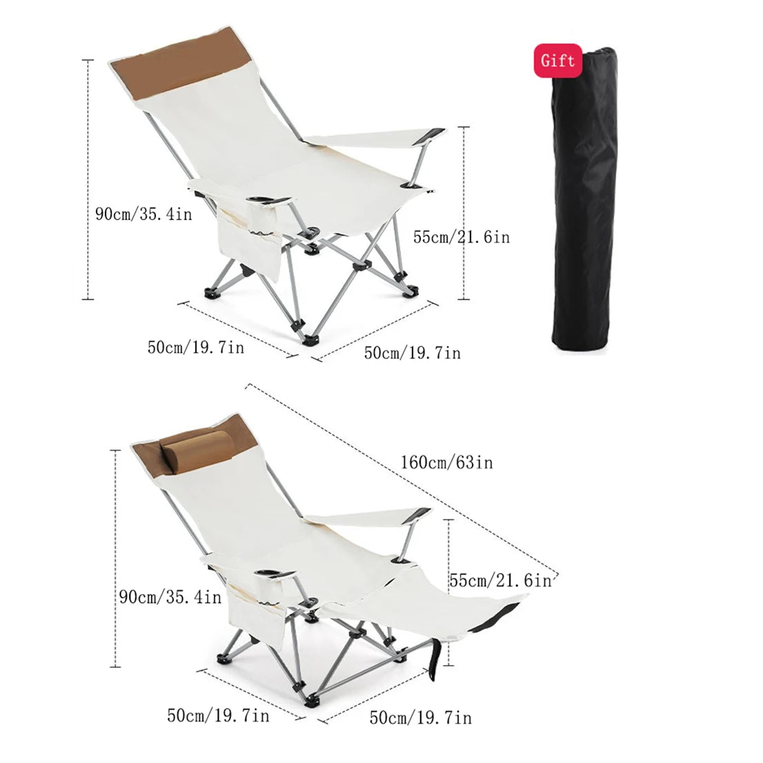 Niceway Foldable Picnic Camping  Chairs