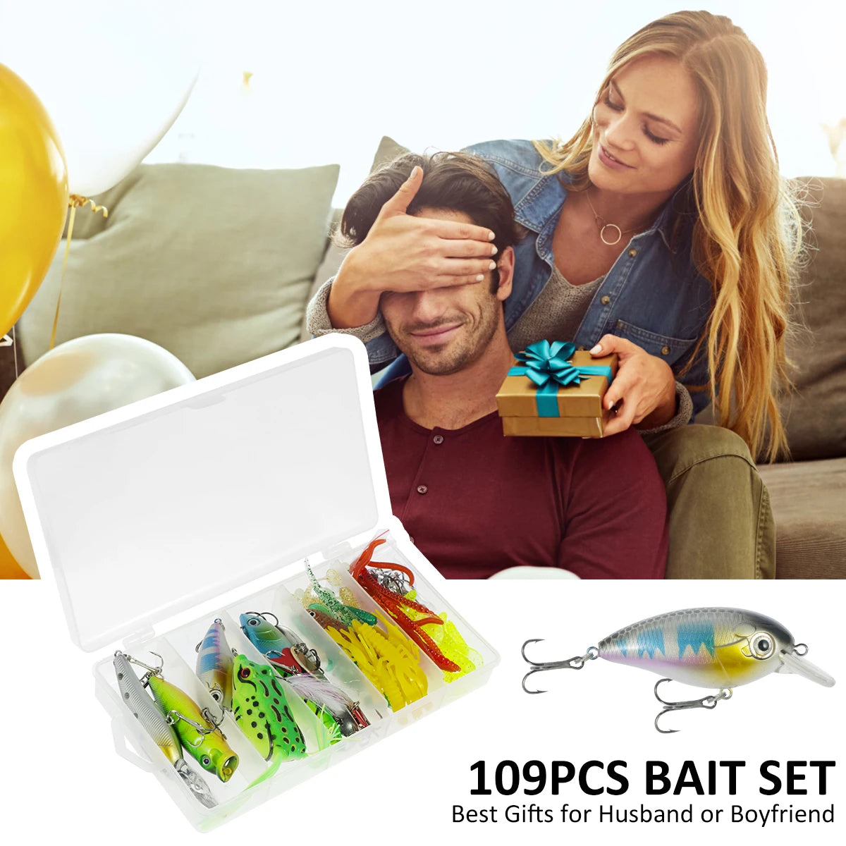 Mixed Colorful Fishing Lure Set