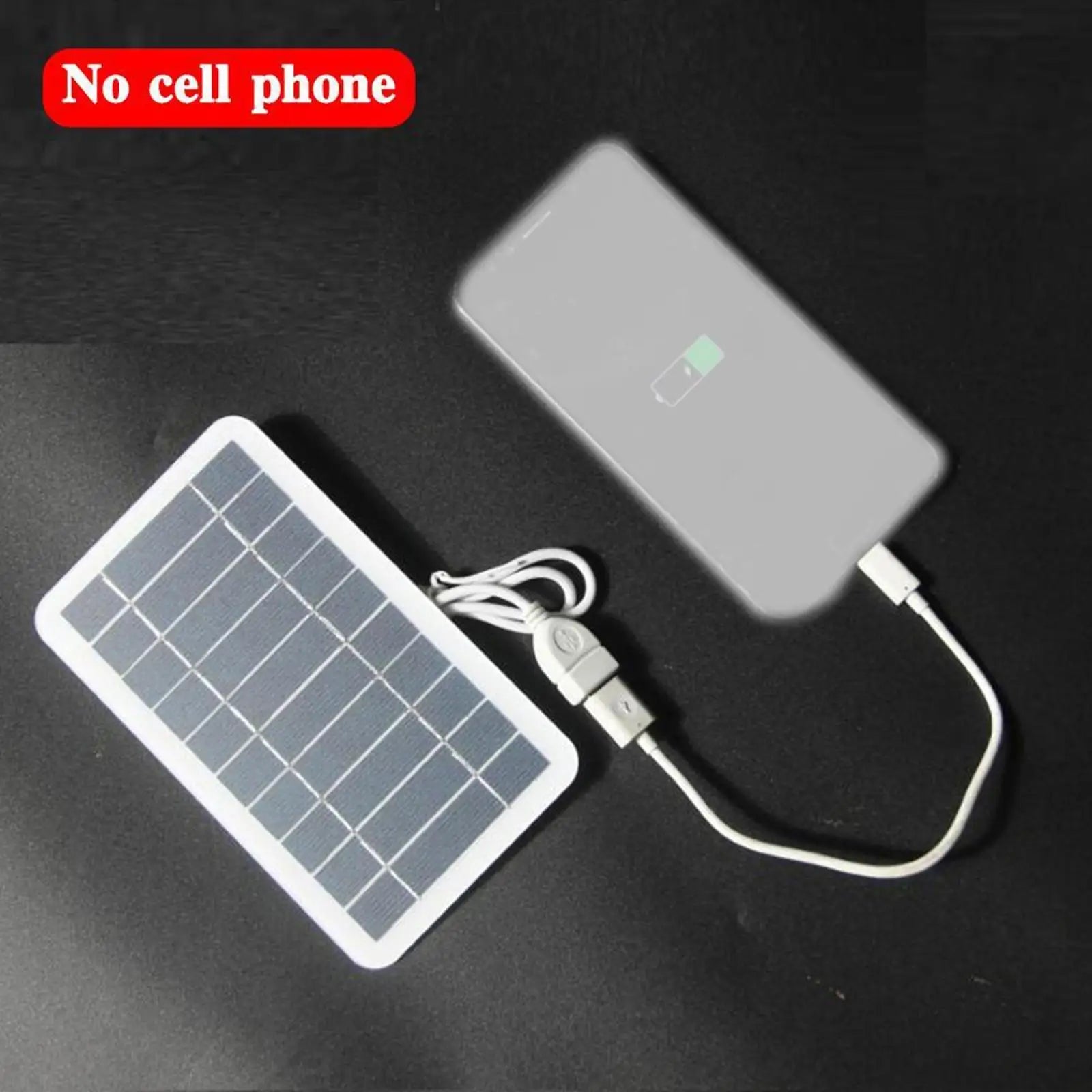 Portable Solar Panel 5V 2W Solar Plate With USB Safe Charger