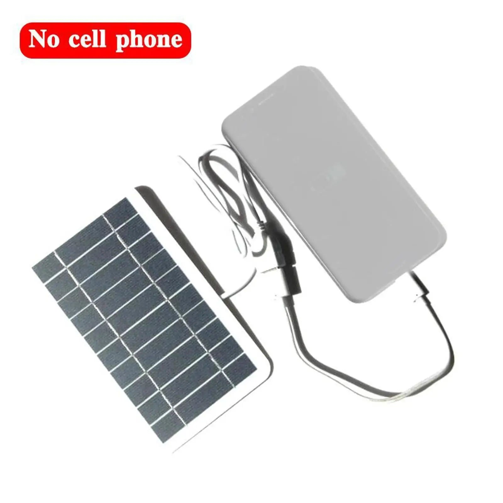 Portable Solar Panel 5V 2W Solar Plate With USB Safe Charger