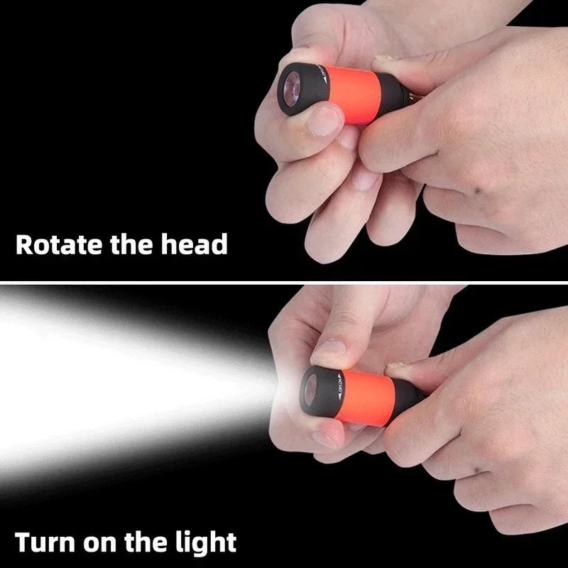 Keychain LED Micro Pocket Flashlight