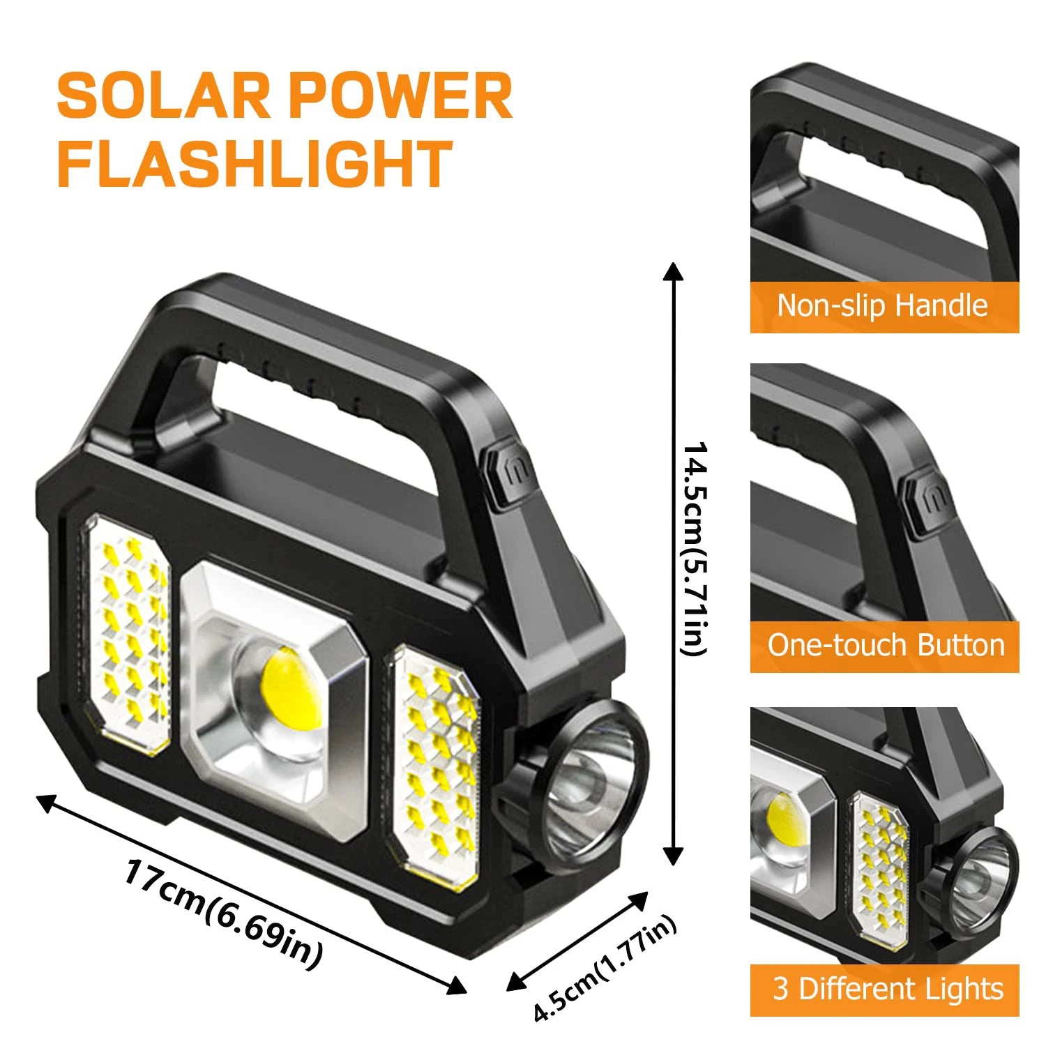 X-TIGER Flashlight USB Charge Electric Torch