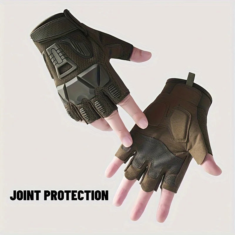 Half Finger Breathable Hunting Tactical Gloves