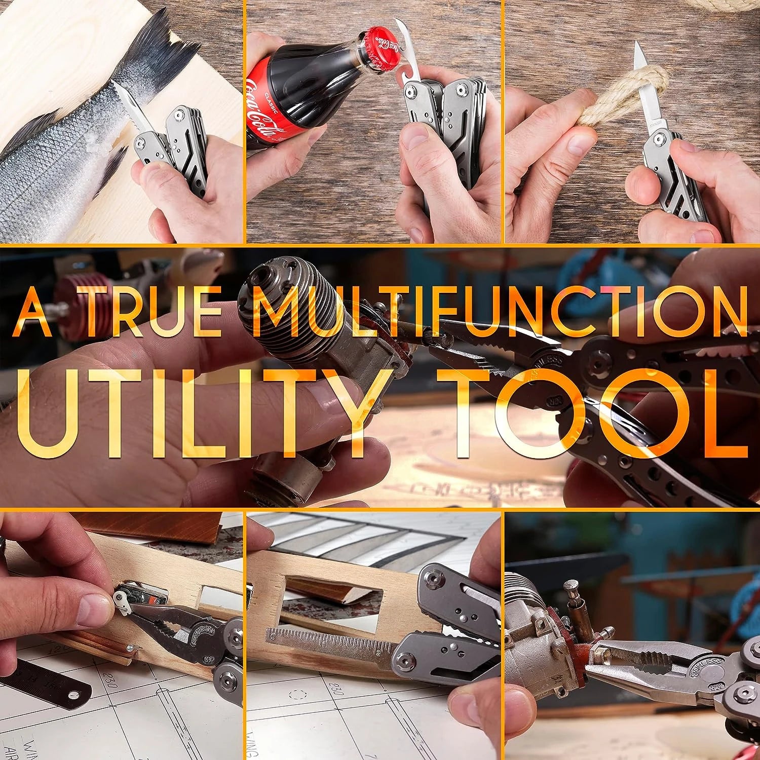 24-in-1 Multi-Tool Folding Pliers